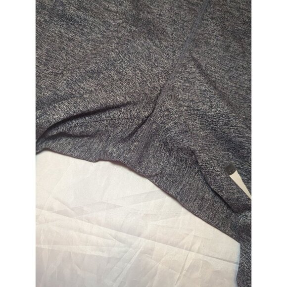 J. Jill Women's Size Large charcoal Gray Fit Marl Leggings Capris Side Zip Pocke - Picture 10 of 14